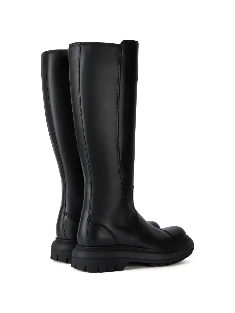 Givenchy Cargo leren knielaarzen Zwart