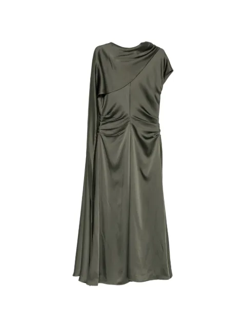 SIMKHAI  draped asymmetric midi dress