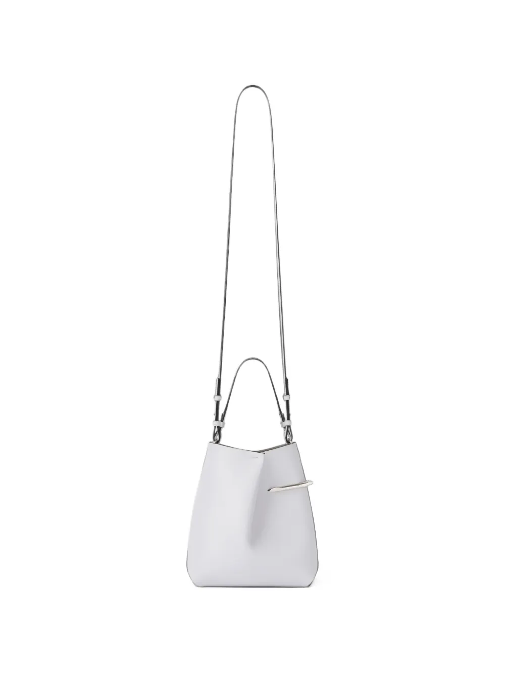Givenchy Pinch Me buidel van nappa leer Grijs