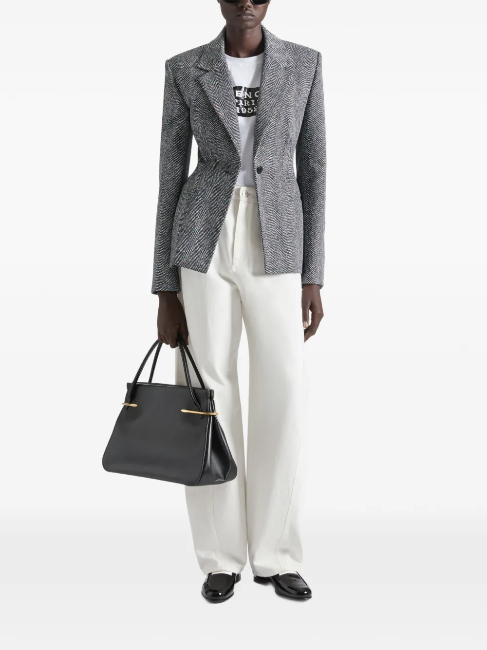 Givenchy Grote Pinch leren tas Zwart