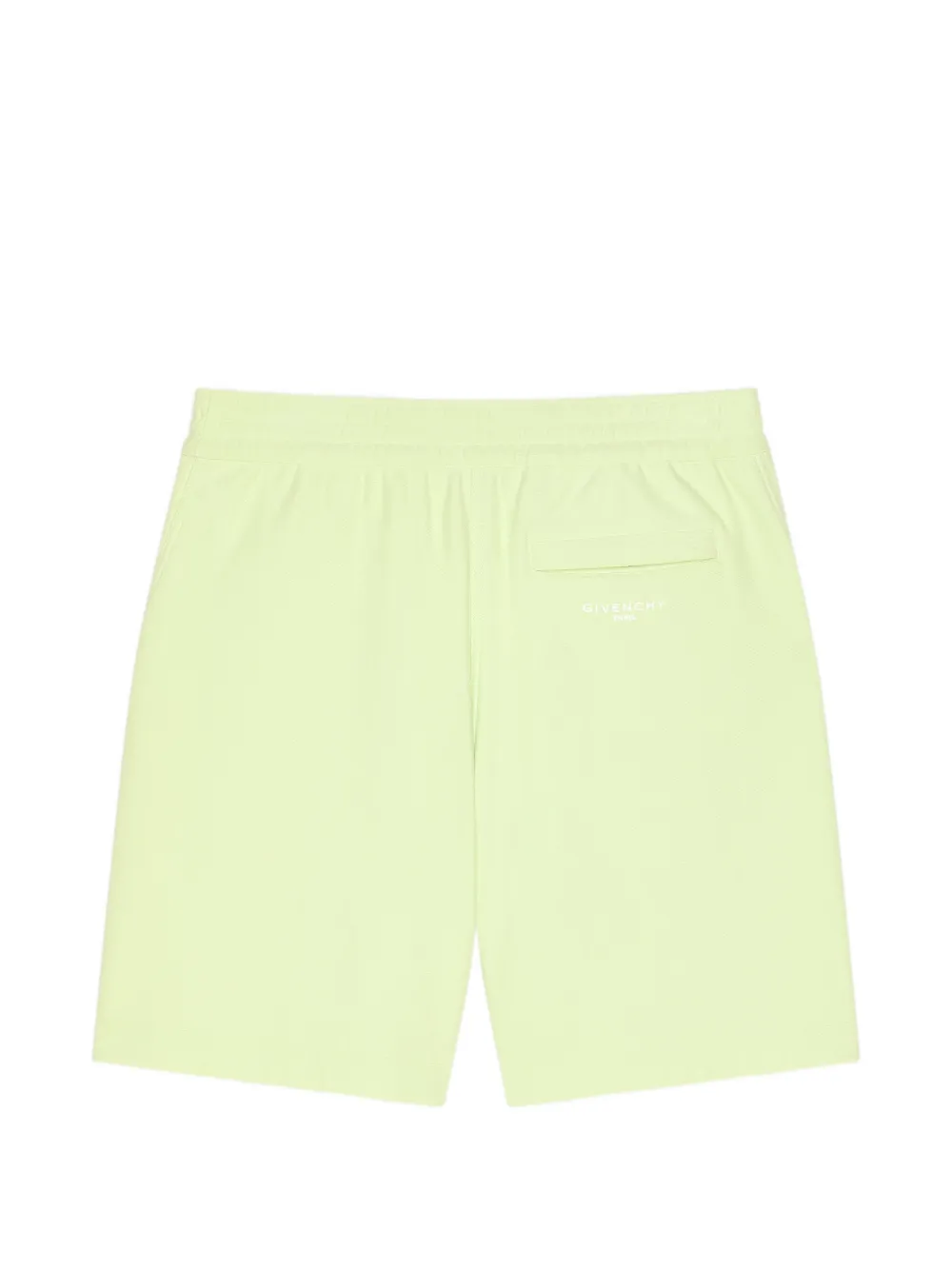 Givenchy Couture Seam fleece bermuda shorts Groen