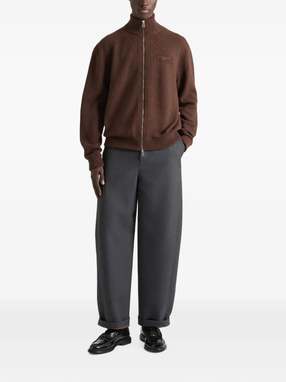 Givenchy Vest met geborduurd logo Bruin