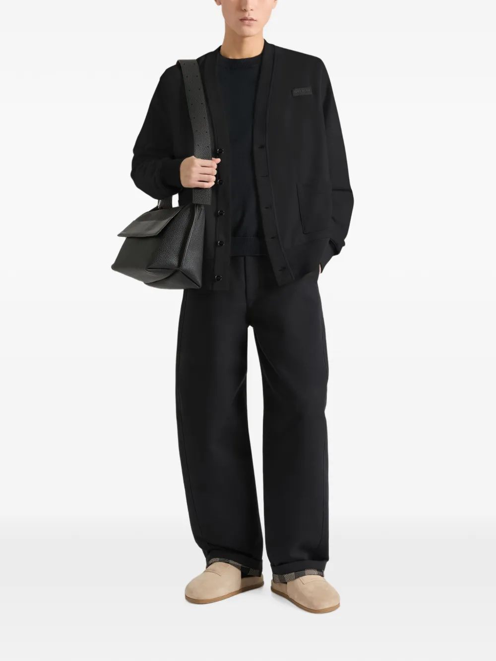 Givenchy Katoenen vest met Paris-grosgrain Zwart