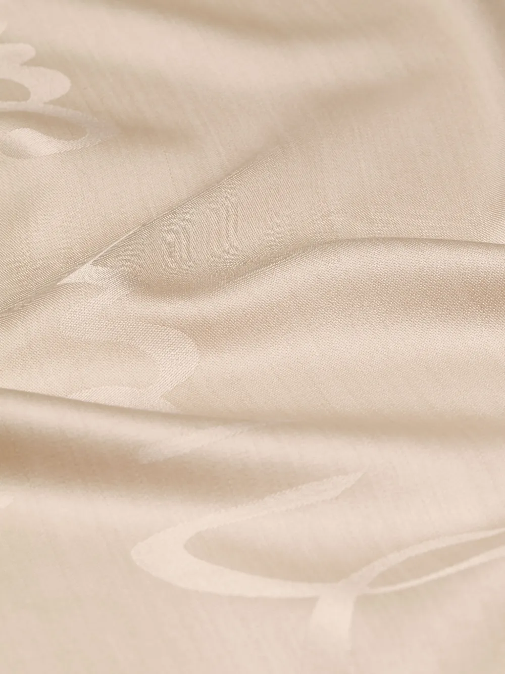 Givenchy Zijden en wollen sjaal -kenmerk Beige