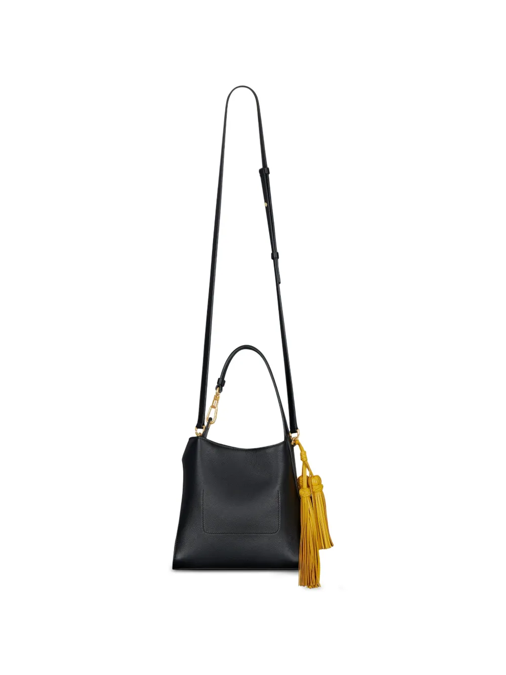 Givenchy Leren mini-shopper met ceintuur Zwart