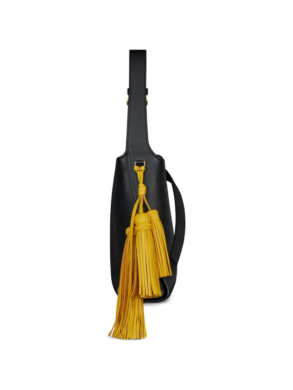 Givenchy Leren mini-shopper met ceintuur Zwart