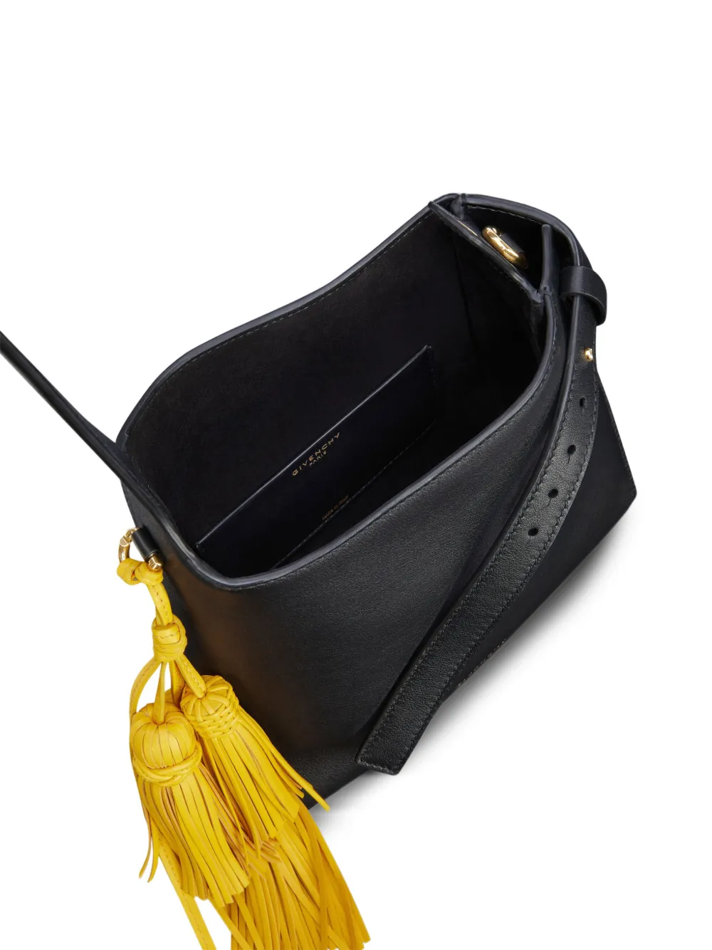 Givenchy Leren mini-shopper met ceintuur Zwart