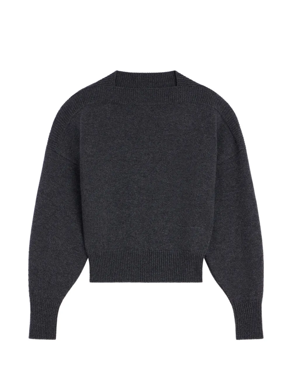 Givenchy Wollen trui met vierkante hals Grijs