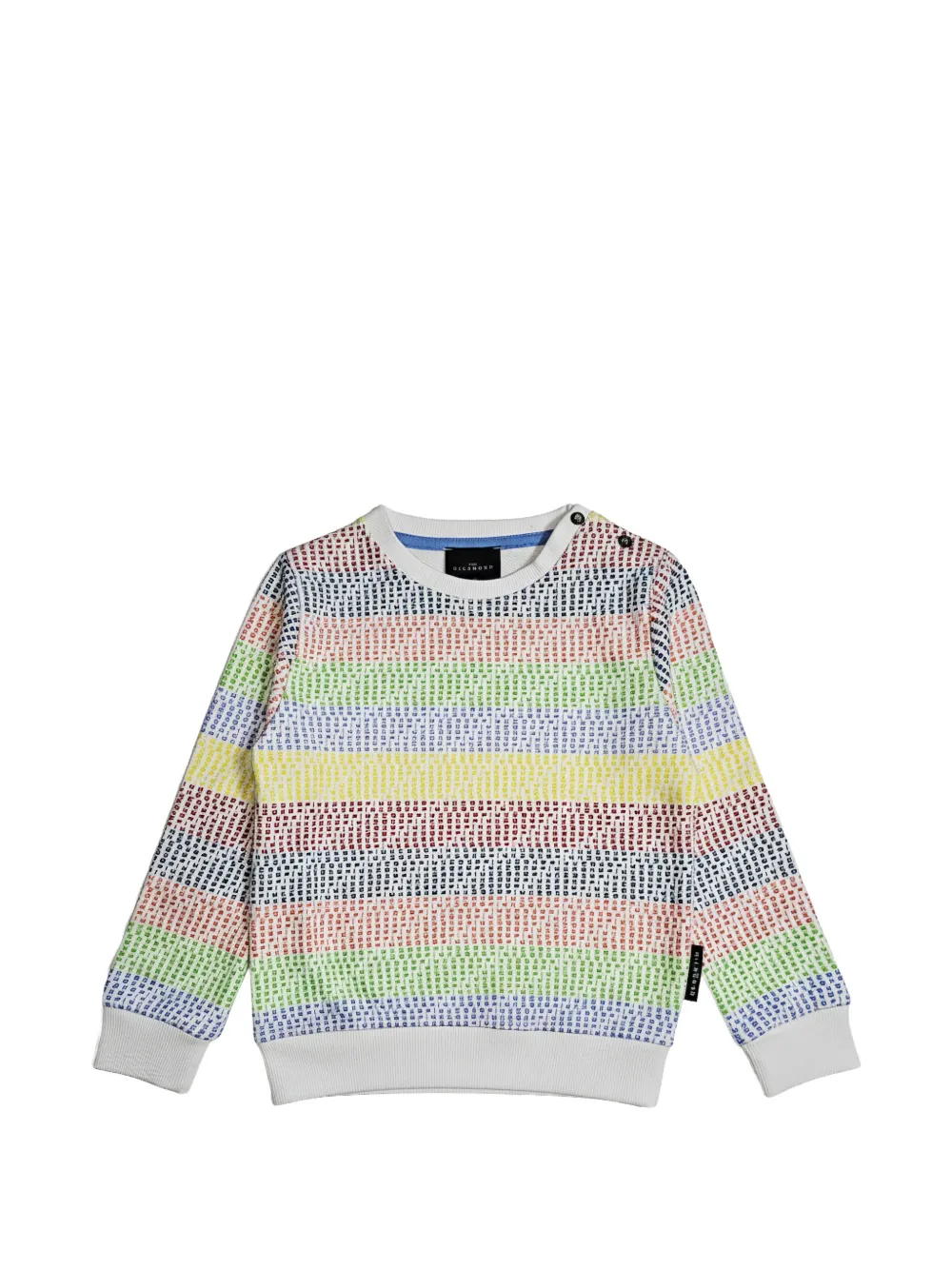 John Richmond Junior Felpa con stampa - Grigio