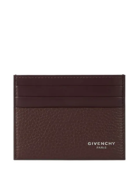 Givenchy tarjetero de piel granulada