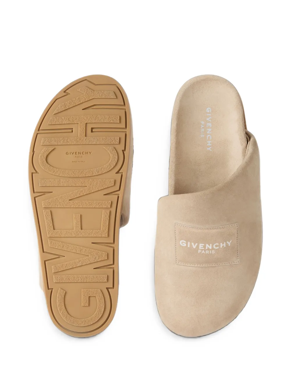 Givenchy Puffy suède muiltjes Beige