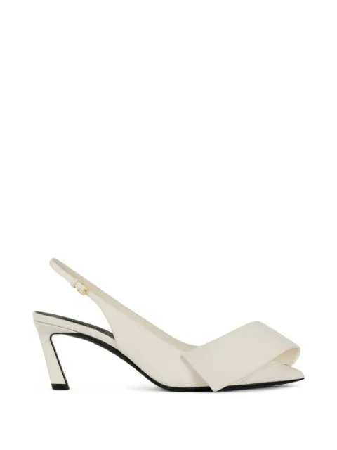 Givenchy Twisted Ribbon slingbacks pumps in leather