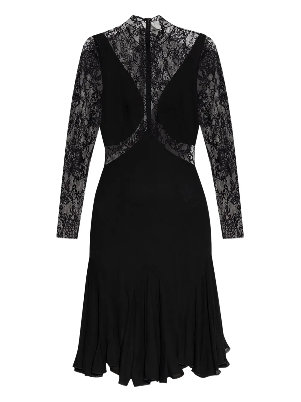 Givenchy dress in chandelier lace and jersey