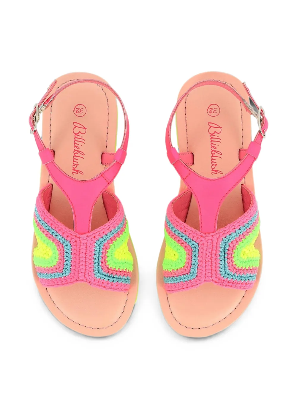 Billieblush Gehaakte sandalen Roze