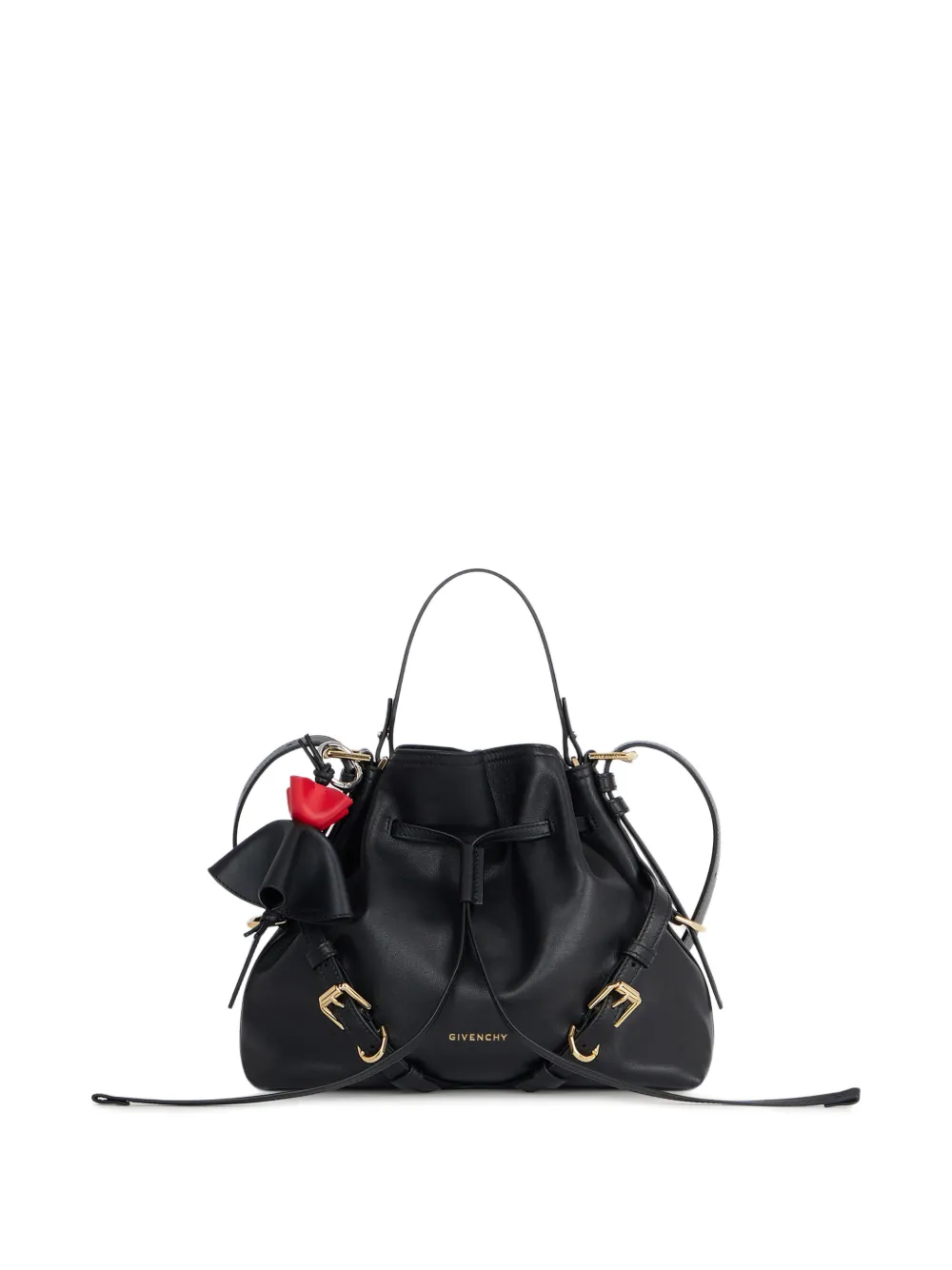 Givenchy Tweekleurige bedel van nappa leer Zwart