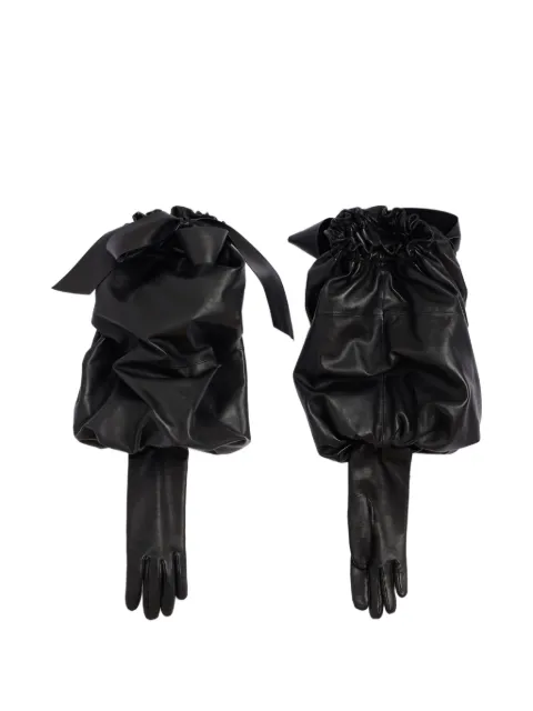 Givenchy large bonbon gloves in nappa leather