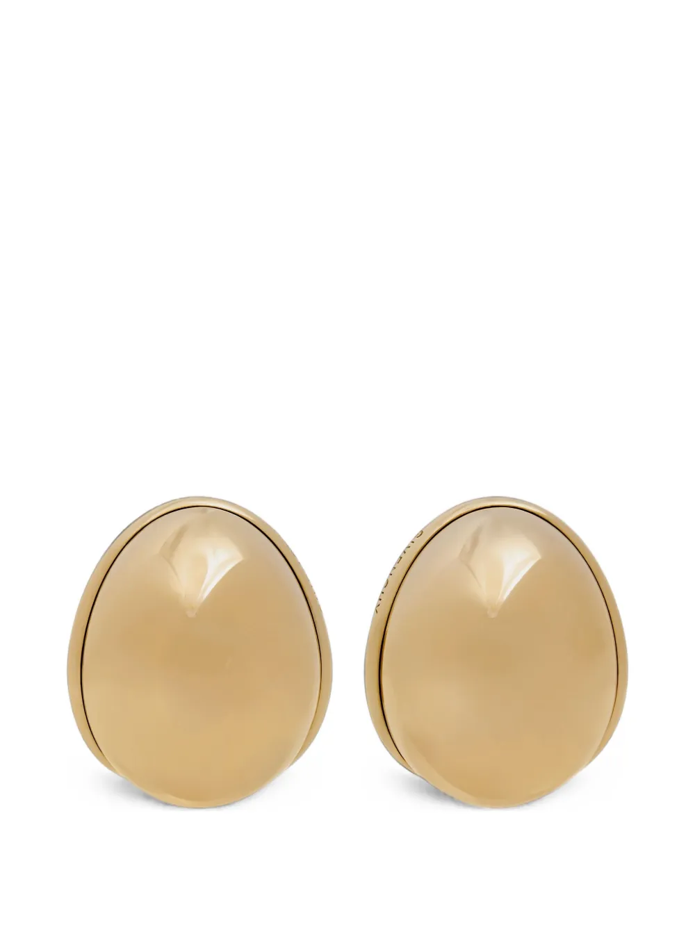 Givenchy sculpt earrings in metal · OS