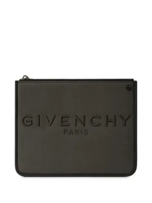 Givenchy Givenchy Tote Pouch In Canvas | Black | FARFETCH