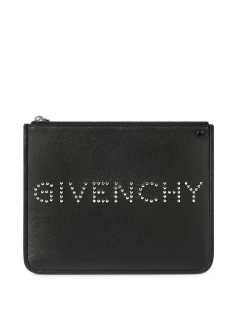 Givenchy cargo pouch in leather with studs