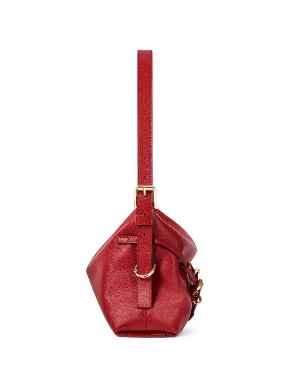Givenchy Mini Voyou tas van glanzend leer Rood