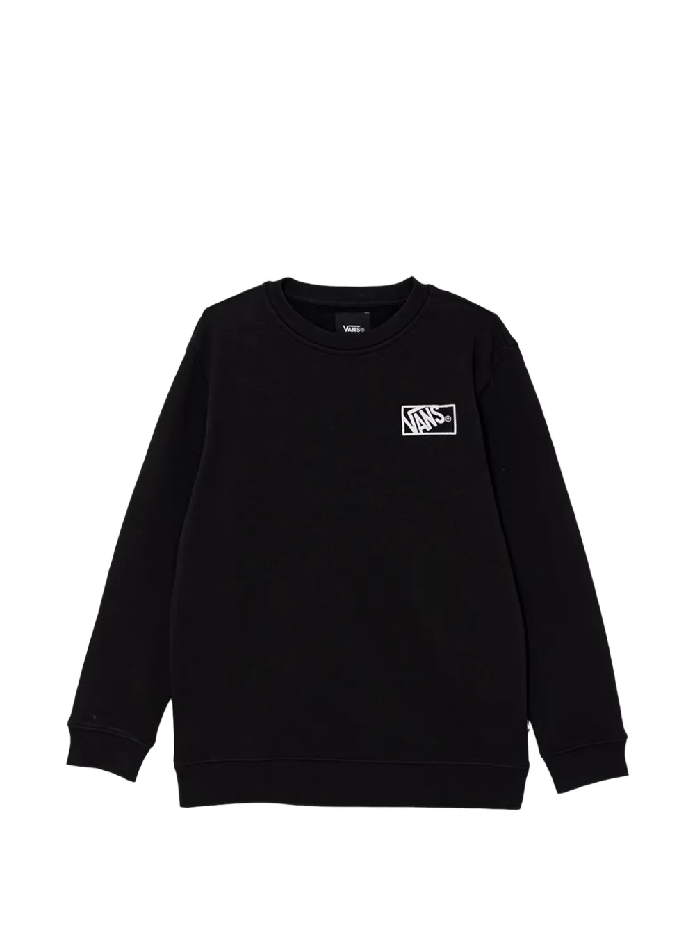 Vans Kids Felpa in cotone con logo - Nero