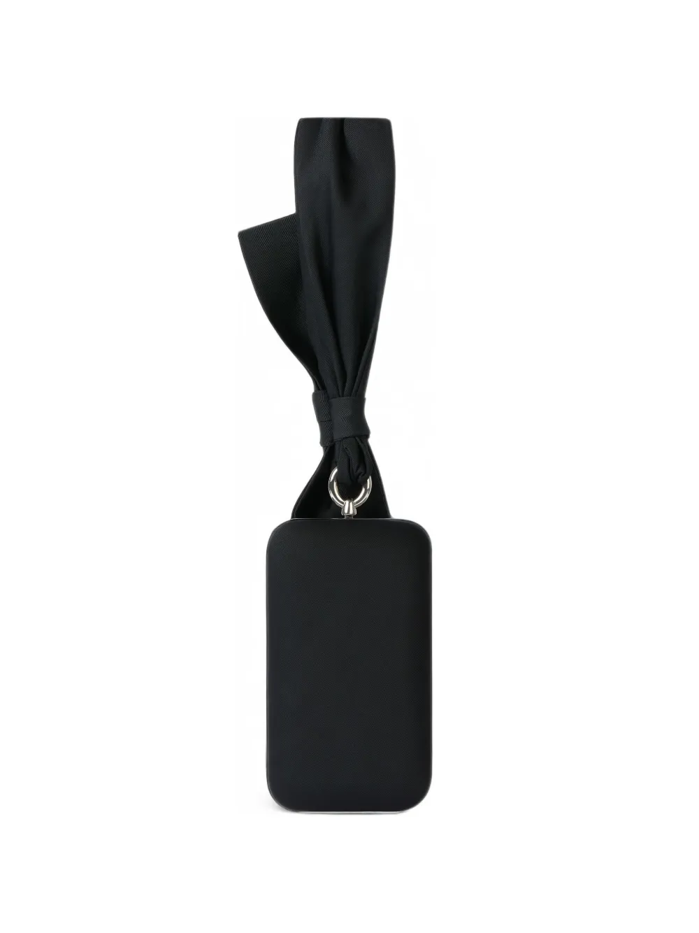 Givenchy Satijnen clutch met strik Zwart