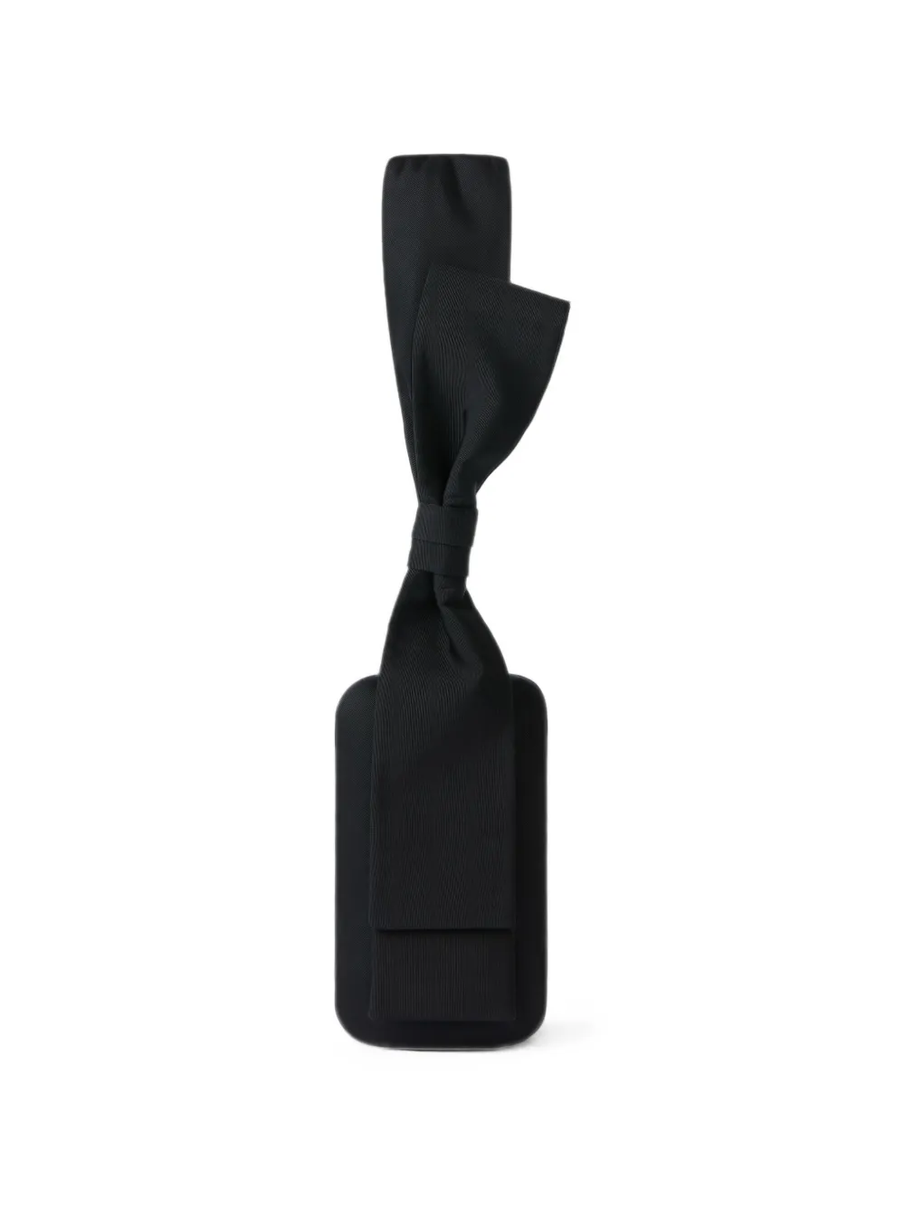 Givenchy Satijnen clutch met strik Zwart