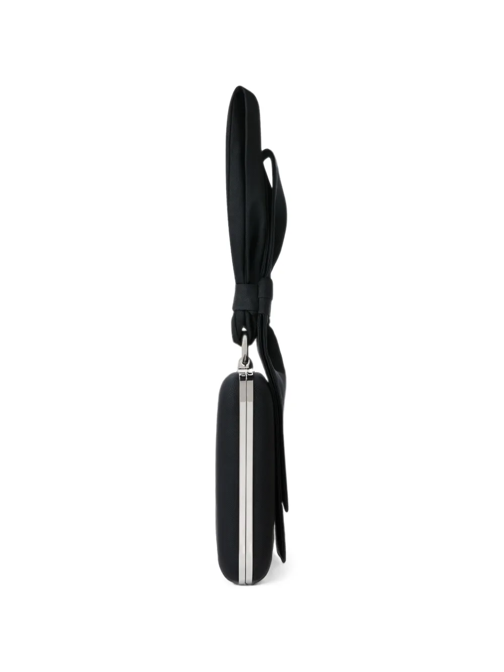 Givenchy Satijnen clutch met strik Zwart
