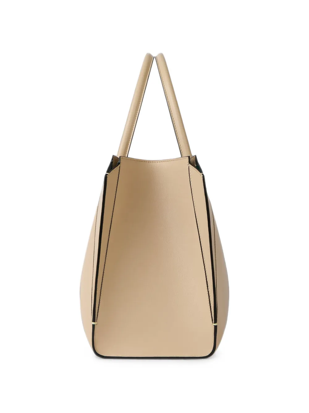 Givenchy Kleine Antigona tas van glanzend bewerkt leer Beige