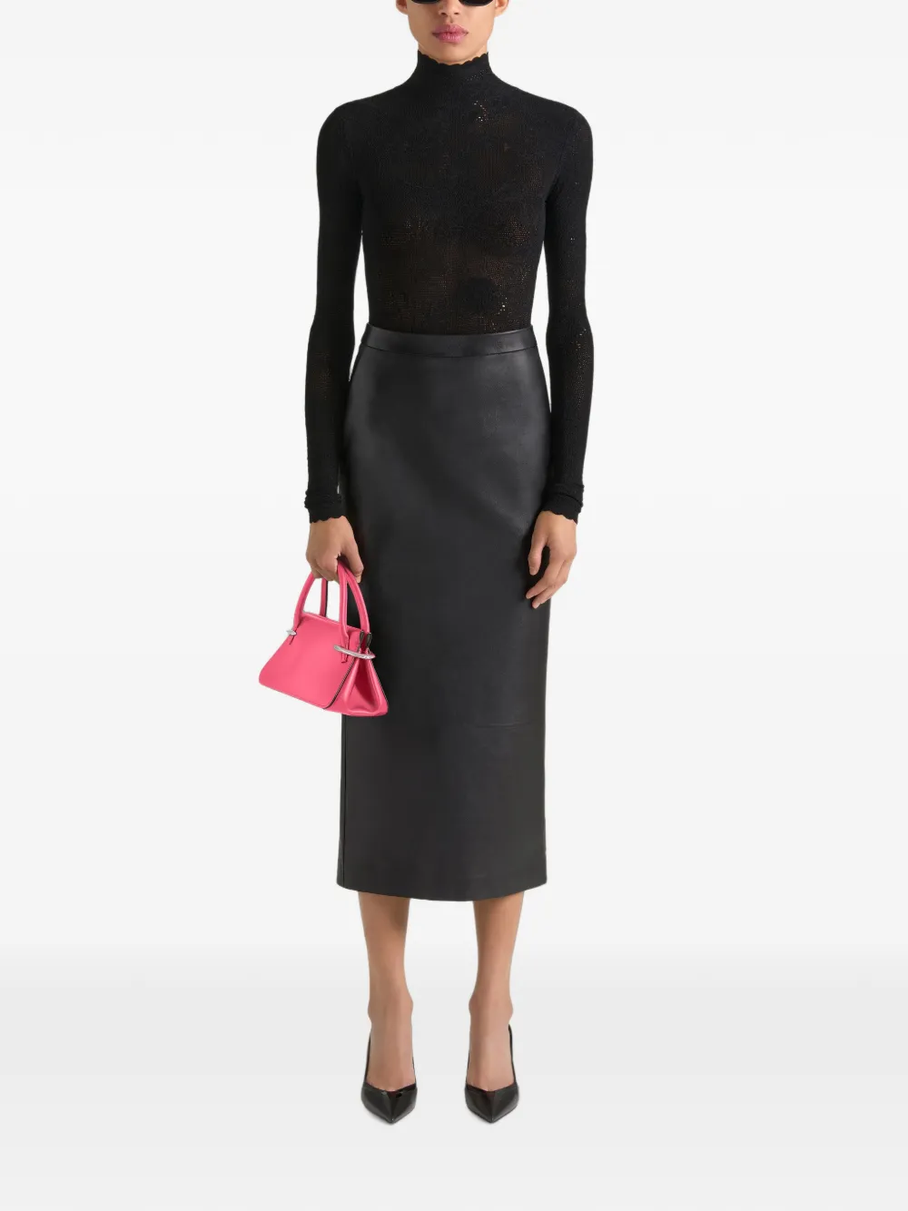 Givenchy Pinch mini-shopper met gesp-detail Roze