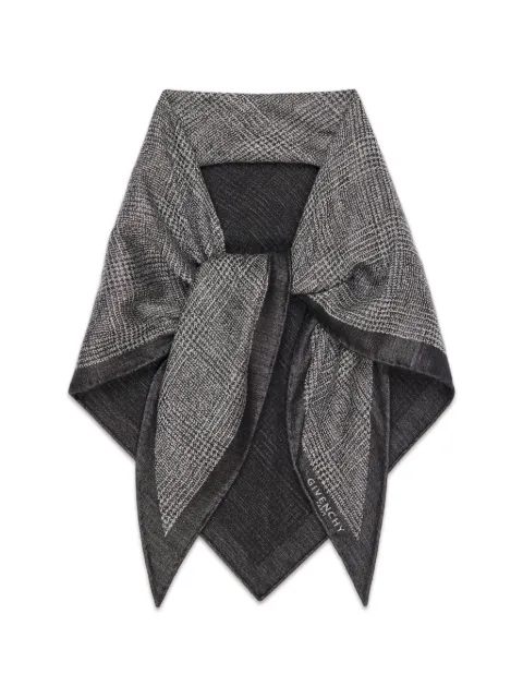 Givenchy triangle stole in cashmere, silk and wool