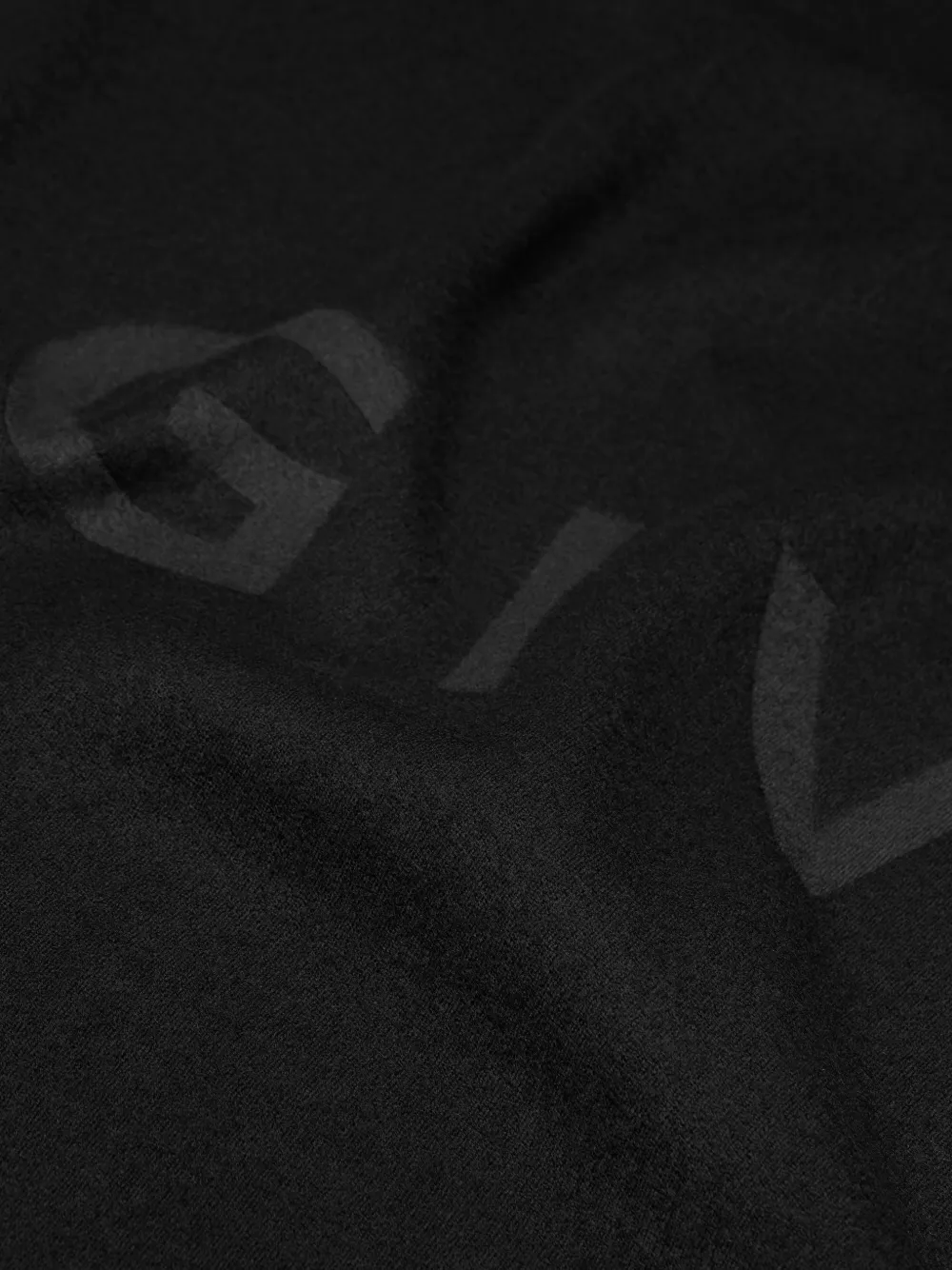 Givenchy Paris deken van wol Zwart