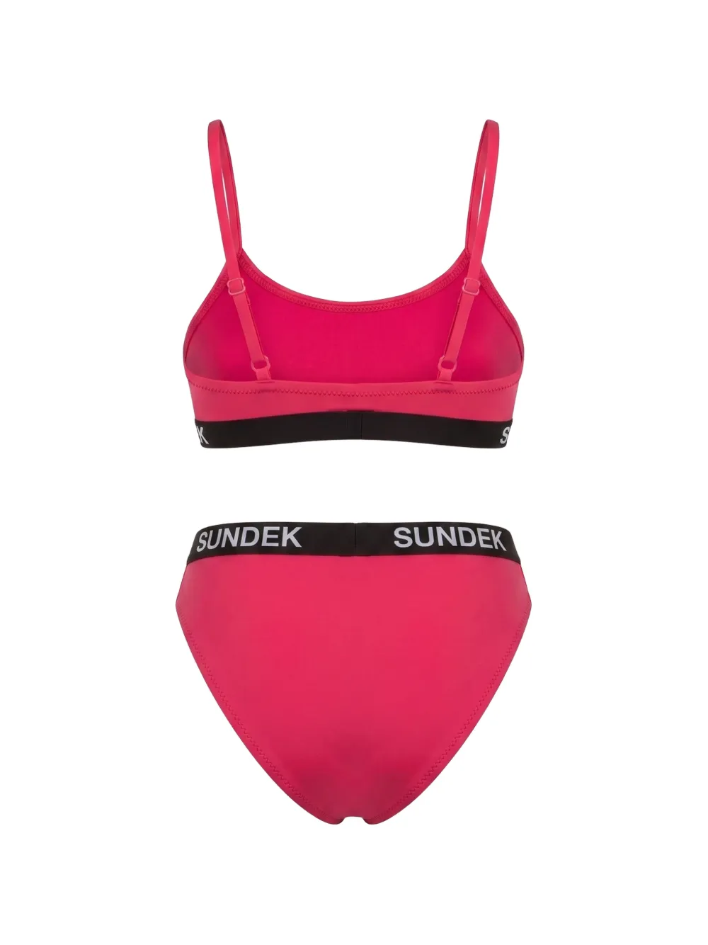 Sundek Bikini met logoband Roze