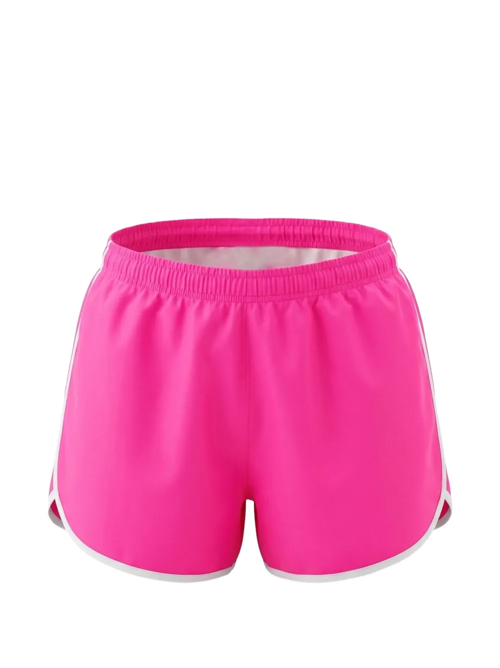 MC2 Saint Barth Kids Shorts met logoprint en afwerking Roze