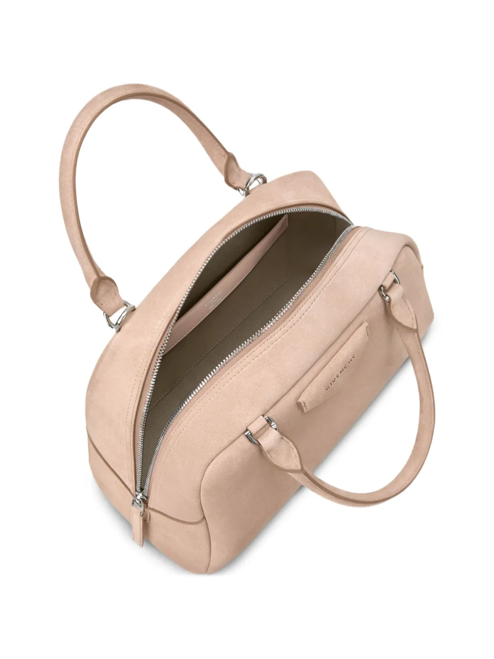 Givenchy Antigona East-West Bowling suède tas Beige