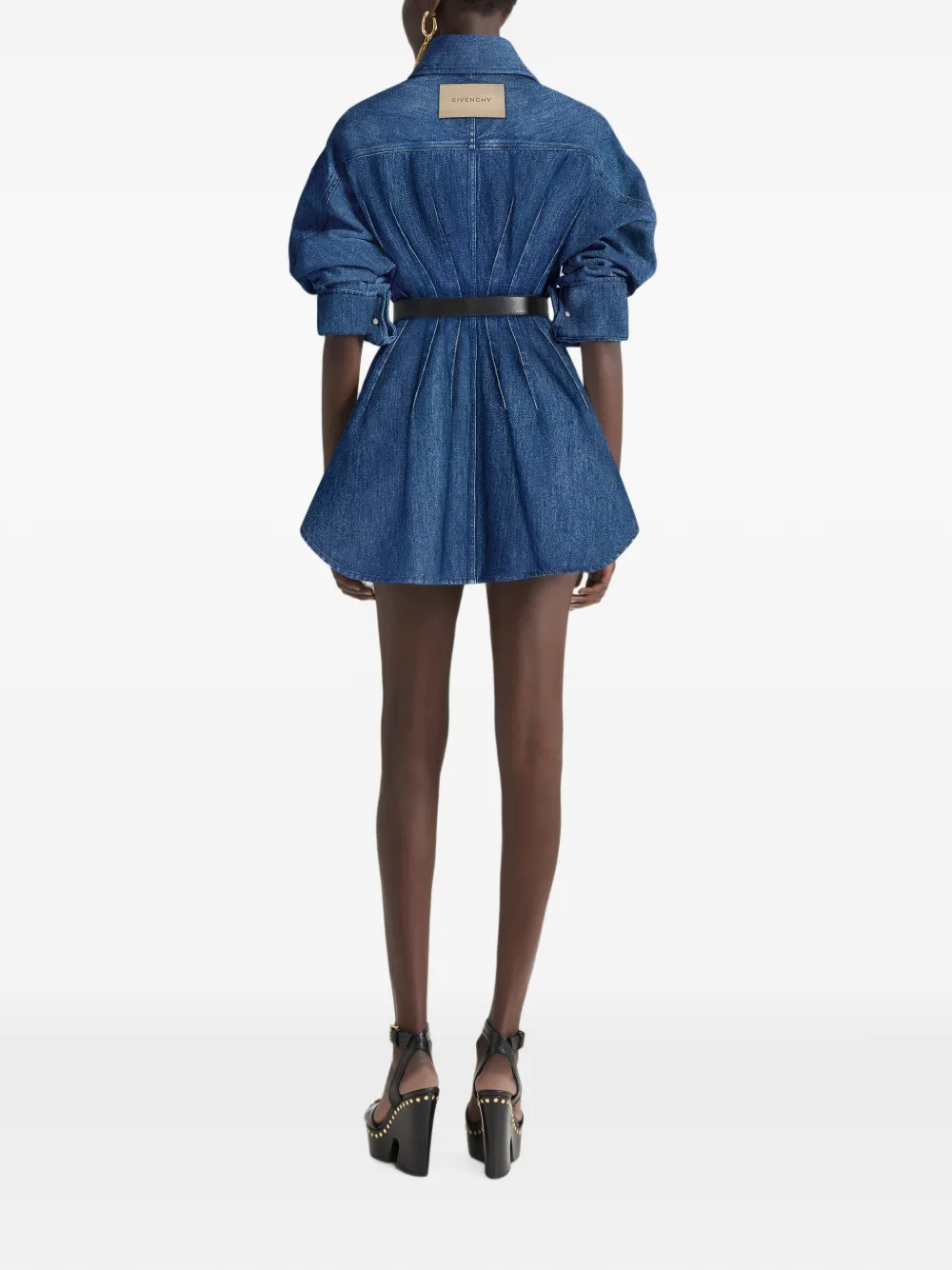 Givenchy Medium Cocoon denim jurk Blauw