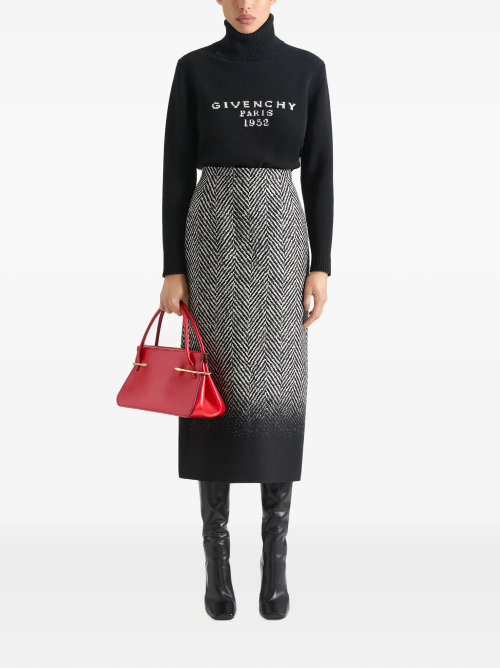 Givenchy Coltrui van wol-kasjmier met -kenmerk Zwart
