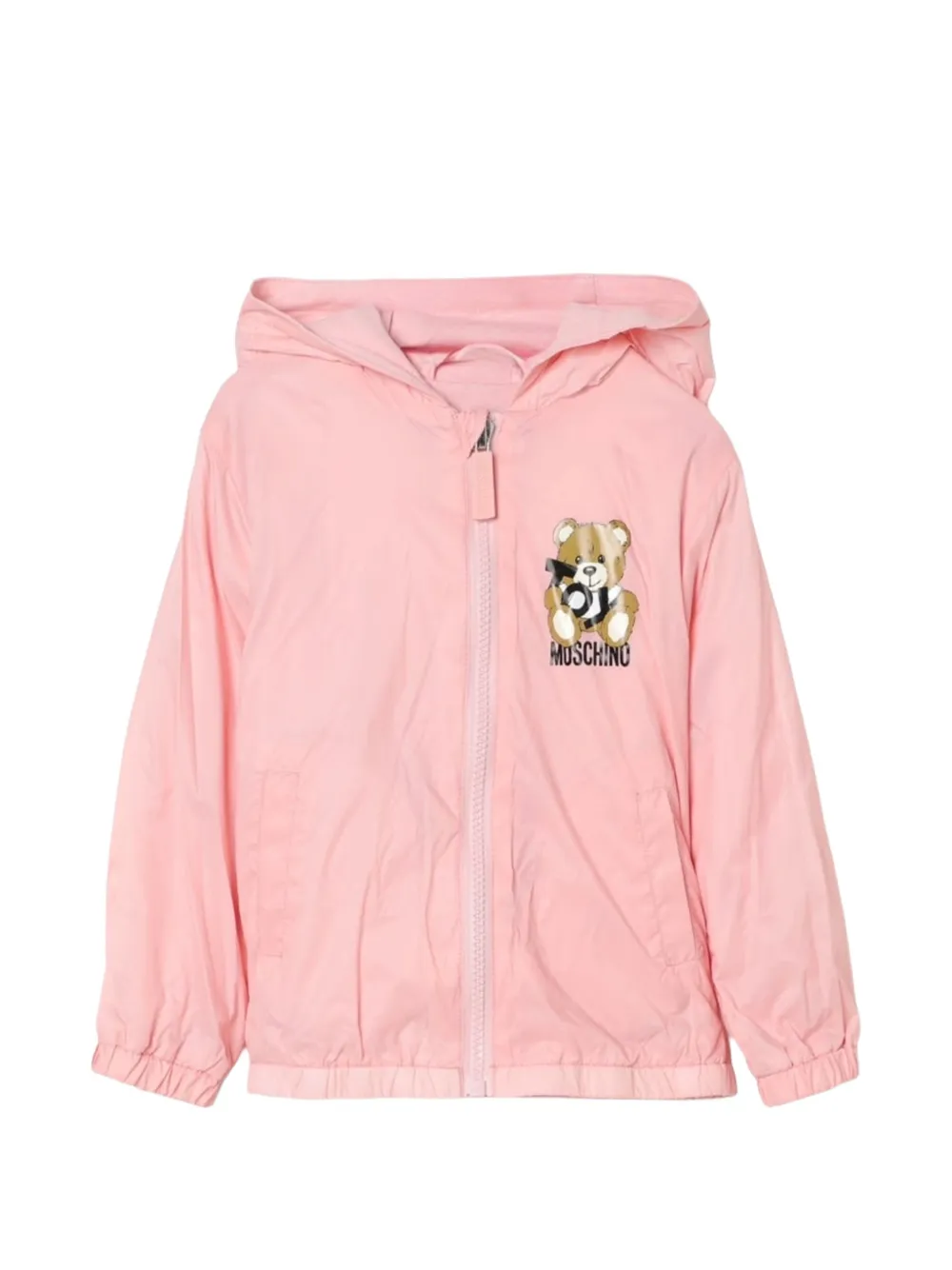 Moschino Kids Giacca Teddy Bear con cappuccio - Rosa