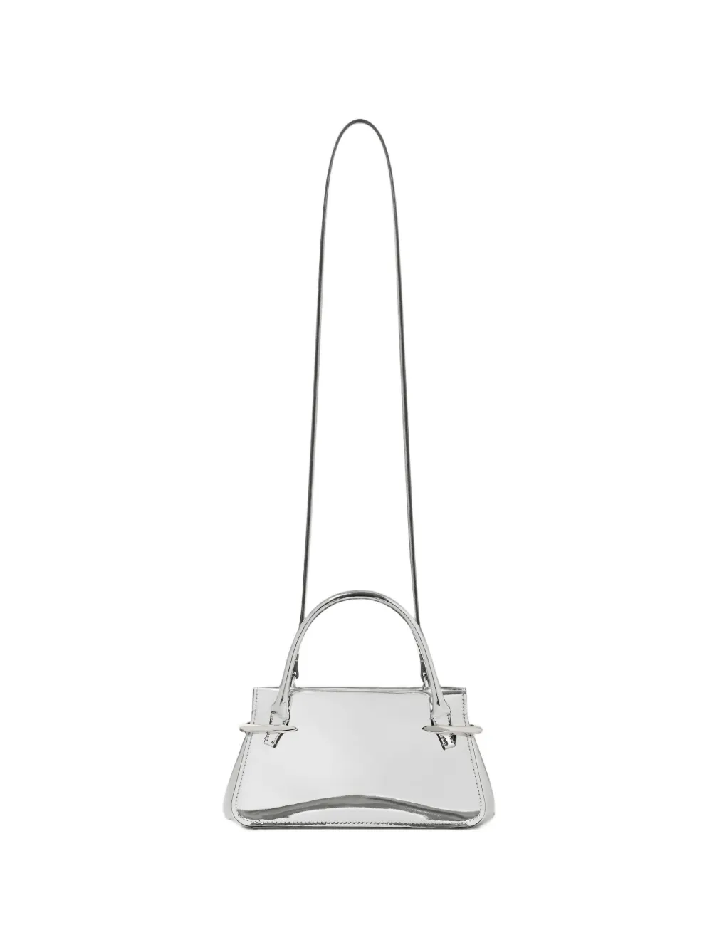 Givenchy mini pinch bag in mirror effect leather · OS
