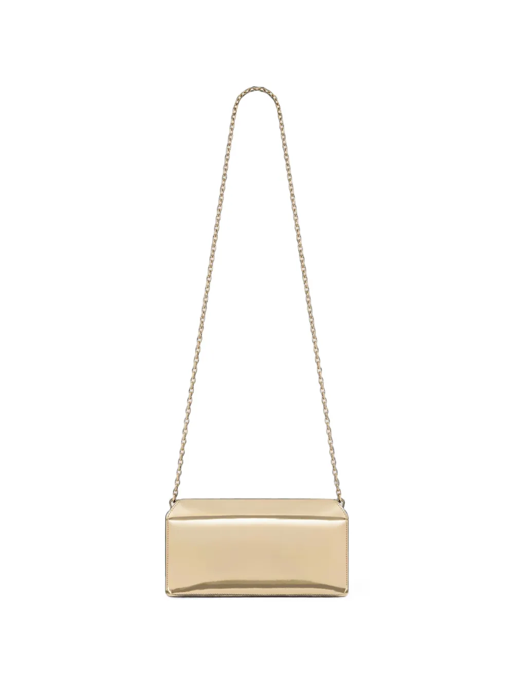 Givenchy Antigona metallic leren mini-schoudertas Goud