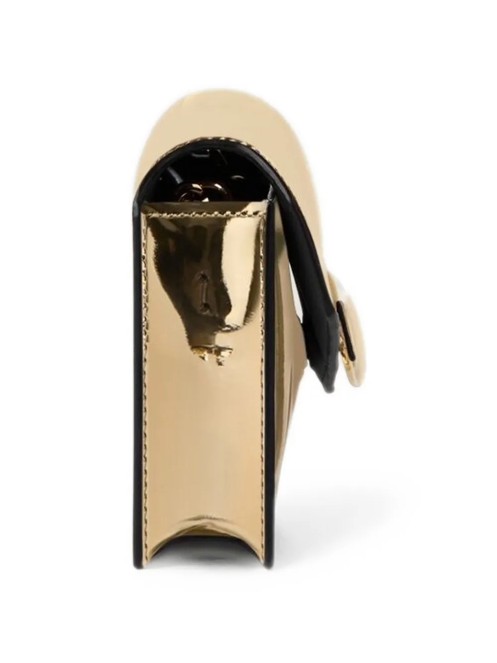 Givenchy Antigona metallic leren mini-schoudertas Goud