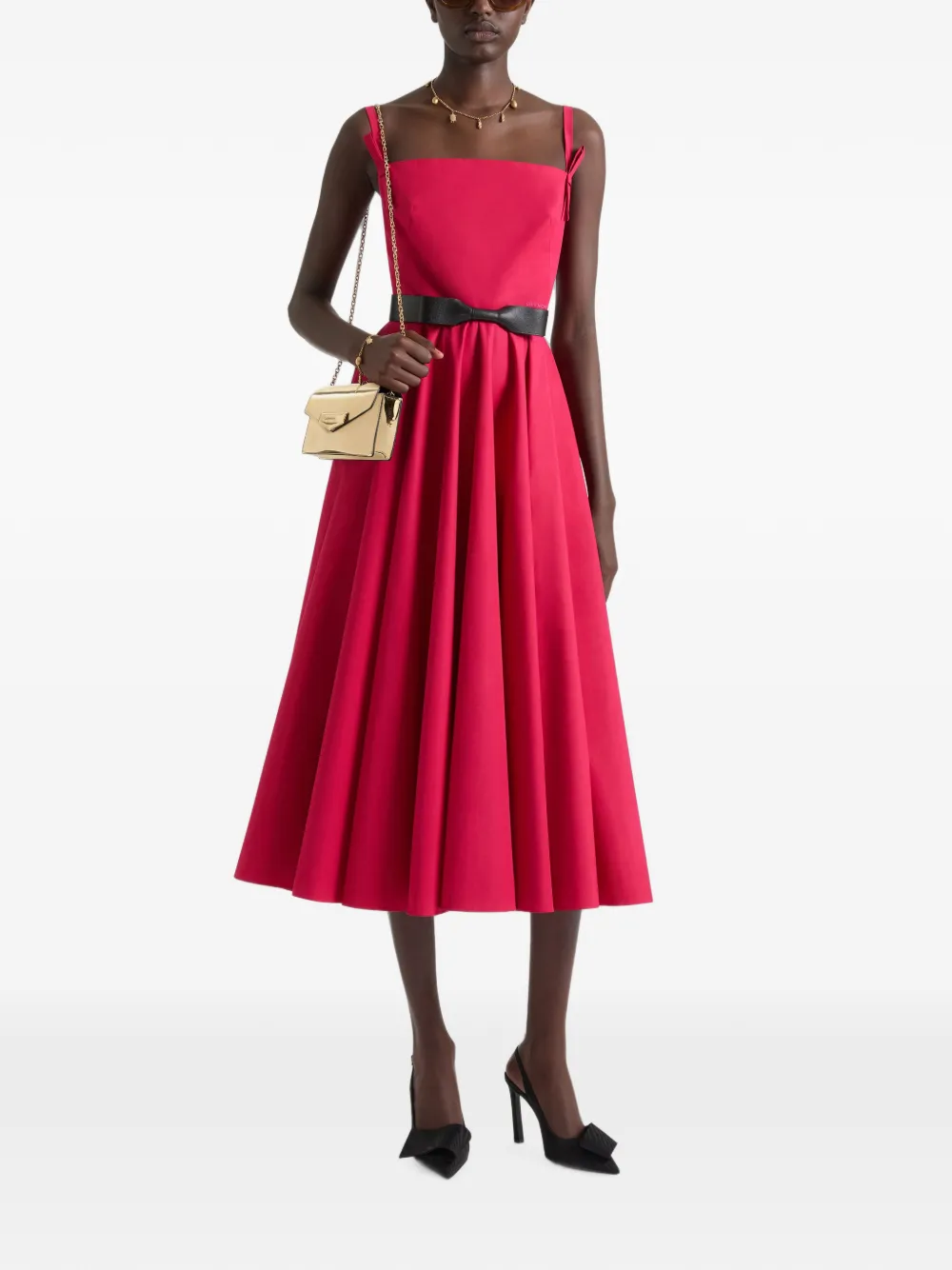 Givenchy Antigona metallic leren mini-schoudertas Goud