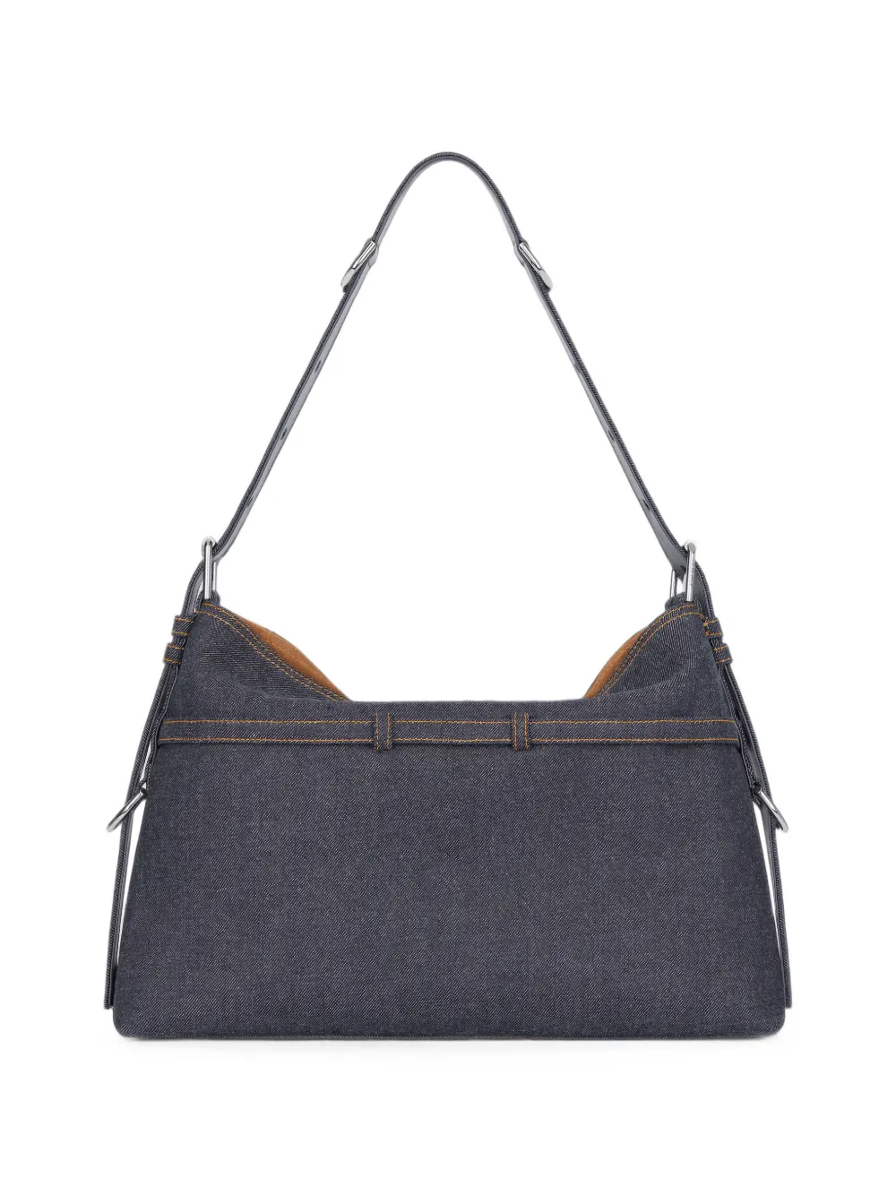 Givenchy Voyou medium denim tas Blauw