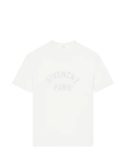 Givenchy t-shirt en maille à perles Givenchy Paris brodées