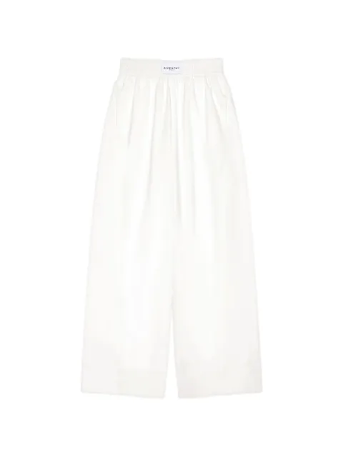 Givenchy Cocoon elastic-waist pants in cotton