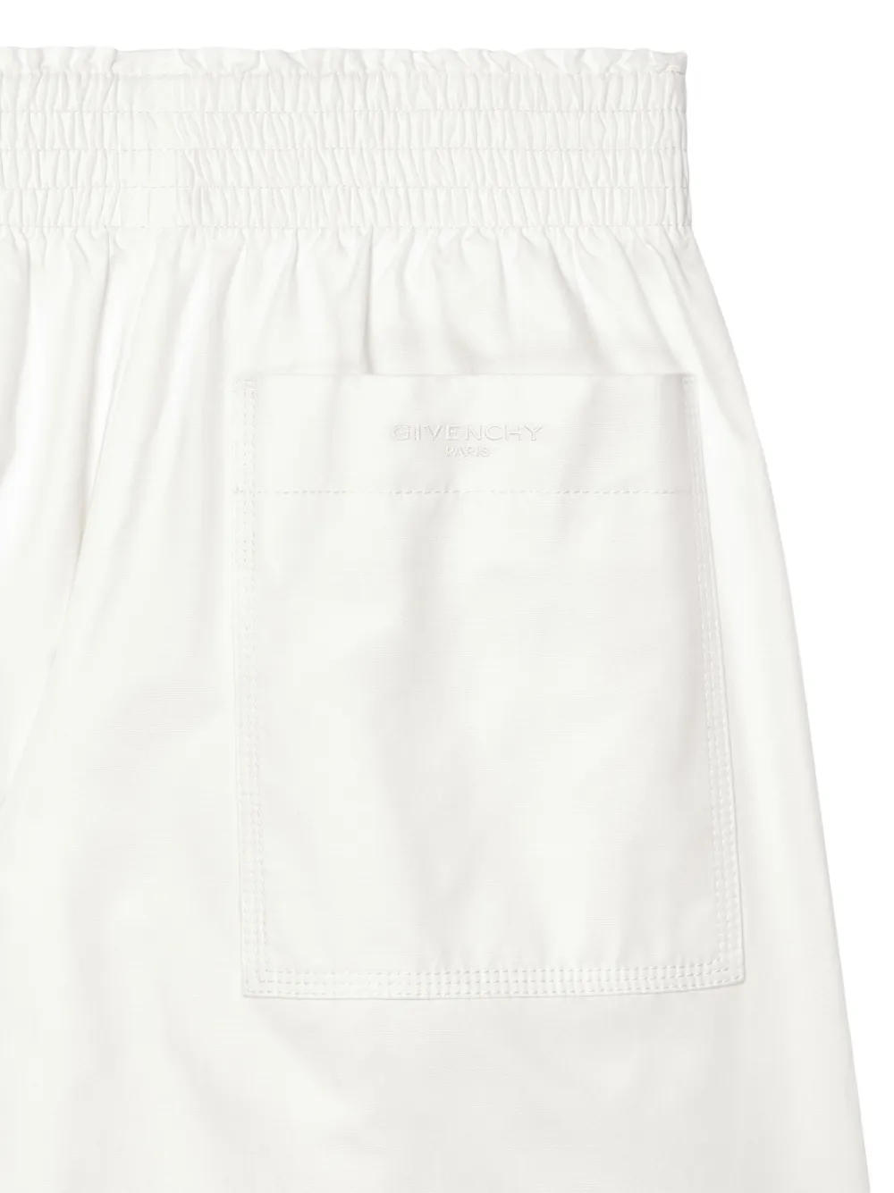 Givenchy Cocoon katoenen broek met elastische taille Wit