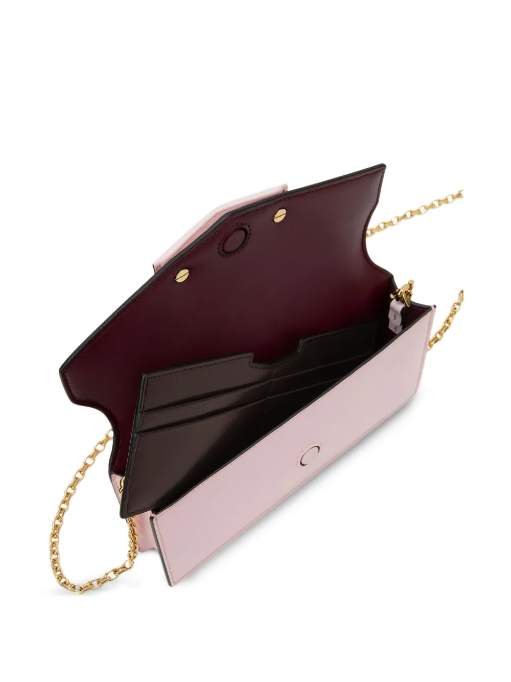 Givenchy Antigona leren portemonnee met ketting Roze