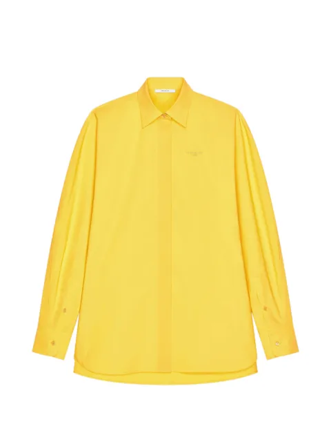 Givenchy Cocoon shirt in poplin with Givenchy Paris embroidery