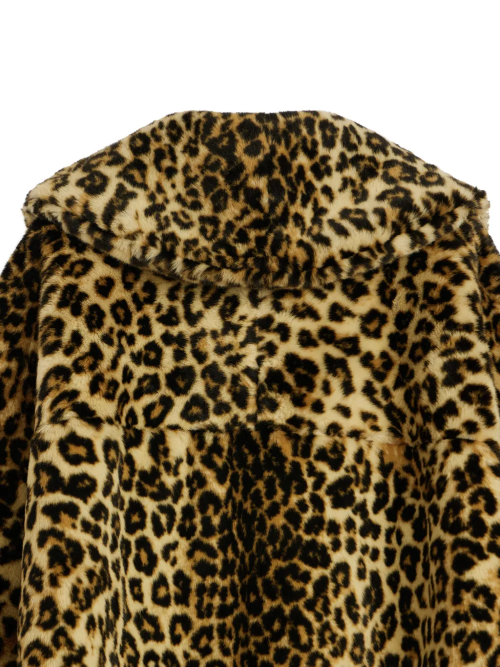 Givenchy Short Coat in Leopard Faux Fur in Brown, view 5