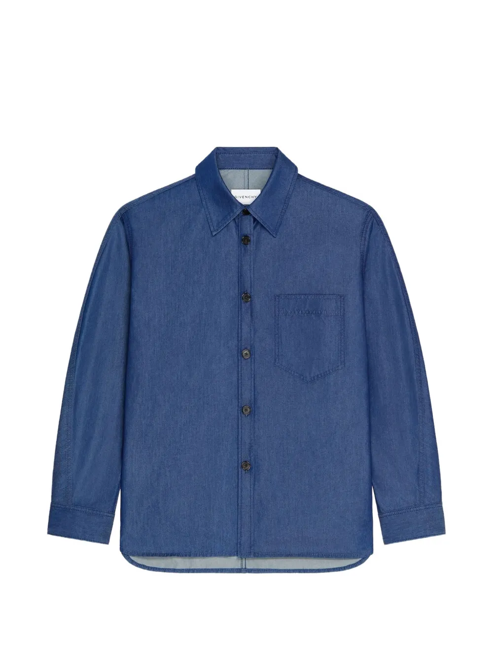 Givenchy Couture Seam Jeans-Hemdjacke mit Givenchy-Stempel - Blau